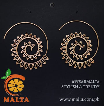 Golden Orbellan Earings